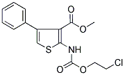 METHYL 2-([(2-CHLOROETHOXY)CARBONYL]AMINO)-4-PHENYLTHIOPHENE-3-CARBOXYLATE 结构式