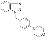 (4-MORPHOLINYLPHENYLMETHYL)BENZOTRIAZOLE 结构式