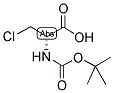 BOC-D-ALA(3-CL)-OH 结构式