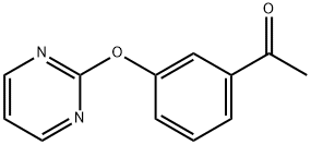 1-[3-(2-嘧啶基氧基)苯基]-1-乙酮 结构式