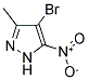 4-BROMO-3-METHYL-5-NITRO-1H-PYRAZOLE 结构式