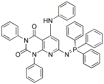 5-ANILINO-1,3-DIPHENYL-7-[(TRIPHENYL-LAMBDA5-PHOSPHANYLIDENE)AMINO]PYRIDO[2,3-D]PYRIMIDINE-2,4(1H,3H)-DIONE 结构式
