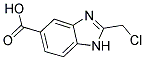 2-(CHLOROMETHYL)-1H-BENZIMIDAZOLE-5-CARBOXYLIC ACID 结构式