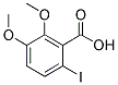 2-IODO-5,6-DIMETHOXYBENZOIC ACID 结构式