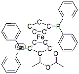 (R)-(S)-BPPFOAC 结构式