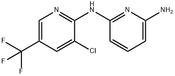 N-(6-AMINO-2-PYRIDINYL)-N-[3-CHLORO-5-(TRIFLUOROMETHYL)-2-PYRIDINYL]AMINE 结构式