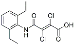 2,3-DICHLORO-4-(2,6-DIETHYLANILINO)-4-OXOBUT-2-ENOIC ACID 结构式