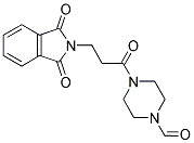 4-[3-(1,3-DIOXO-1,3-DIHYDRO-2H-ISOINDOL-2-YL)PROPANOYL]-1-PIPERAZINECARBALDEHYDE 结构式