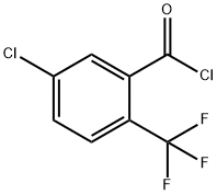 5-氯-2-三氟甲基苯甲酰氯 结构式