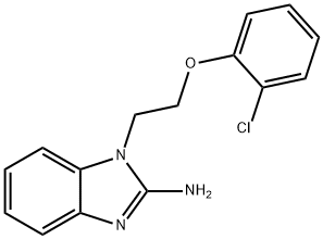 1-(2-(2-氯苯氧基)乙基)-1,3-二氢-2H-苯并[D]咪唑-2-亚胺 结构式