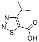 4-异丙基-1,2,3-噻重氮-5-羧酸 结构式