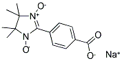 2-(4-CARBOXYPHENYL)-4,4,5,5-TETRAMETHYLIMIDAZOLINE-1-OXYL-3-OXIDE, NA 结构式