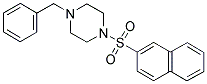1-(2-NAPHTHYLSULFONYL)-4-BENZYLPIPERAZINE 结构式