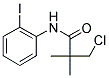 3-CHLORO-N-(2-IODOPHENYL)-2,2-DIMETHYLPROPANAMIDE 结构式