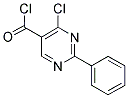 4-CHLORO-2-PHENYL-5-PYRIMIDINECARBONYL CHLORIDE 结构式