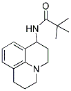 2,2-DIMETHYL-N-(2,3,6,7-TETRAHYDRO-(1H,5H)-BENZO[IJ]QUINOLIZIN-3-YL)PROPANAMIDE 结构式