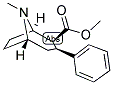 (-)-2-BETA-CARBOMETHOXY-3-BETA-(PHENYL)TROPANE 结构式