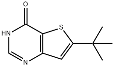 6-TERT-BUTYL-3H-THIENO[3,2-D]PYRIMIDIN-4-ONE 结构式