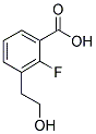 2-FLUORO-3-(2-HYDROXY-ETHYL)-BENZOIC ACID 结构式