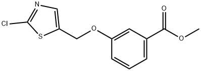 METHYL 3-[(2-CHLORO-1,3-THIAZOL-5-YL)METHOXY]BENZENECARBOXYLATE 结构式