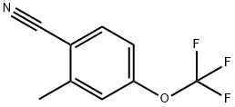 2-甲基-4-(三氟甲氧基)苯腈 结构式
