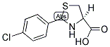 (R)-2-(4-CHLORO-PHENYL)-THIAZOLIDINE-4-CARBOXYLIC ACID 结构式
