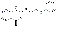 2-[(2-PHENOXYETHYL)THIO]QUINAZOLIN-4(1H)-ONE 结构式
