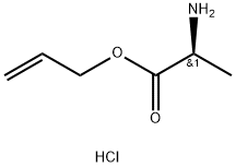 L-丙氨酸烯丙酯盐酸盐 结构式