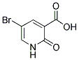 5-BROMO-2-OXO-1,2-DIHYDRO-3-PYRIDINECARBOXYLIC ACID 结构式