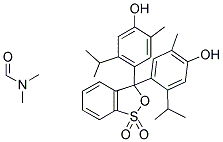 THYMOL BLUE DIMETHYLFORMAMIDE 结构式