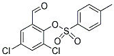 2,4-DICHLORO-6-FORMYLPHENYL 4-METHYLBENZENESULFONATE 结构式