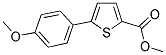 METHYL 5-(4-METHOXYPHENYL)-2-THIOPHENECARBOXYLATE 结构式