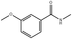 3-甲氧基-N-甲基苯甲酰胺 结构式