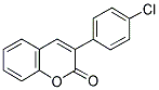 3(4'-CHLOROPHENYL)COUMARIN 结构式