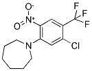 1-[5-CHLORO-2-NITRO-4-(TRIFLUOROMETHYL)PHENYL]AZEPANE 结构式