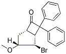 2-BROMO-3-METHOXY-7,7-DIPHENYLBICYCLO[3.2.0]HEPTAN-6-ONE 结构式