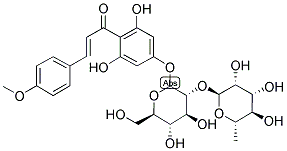 2',6'-二羟基-4-甲氧基查耳酮-4'-新橙皮苷 结构式