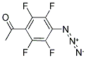 1-(4-AZIDO-2,3,5,6-TETRAFLUOROPHENYL)ETHANONE 结构式