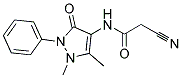 2-CYANO-N-(1,5-DIMETHYL-3-OXO-2-PHENYL-2,3-DIHYDRO-1H-PYRAZOL-4-YL)-ACETAMIDE 结构式