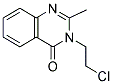 3-(2-Chloro-ethyl)-2-methyl-3H-quinazolin-4-one 结构式