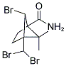 6-Bromo-4-(dibromomethyl)-5,5-dimethylbicyclo[2.1.1]hexane-1-carboxamide 结构式