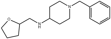 (1-BENZYL-PIPERIDIN-4-YL)-(TETRAHYDRO-FURAN-2-YLMETHYL)-AMINE 结构式