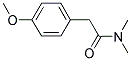 N,N-DIMETHYL 4-METHOXYPHENYLACETAMIDE 结构式