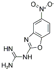 N-(5-NITRO-1,3-BENZOXAZOL-2-YL)GUANIDINE 结构式