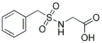 [(Benzylsulfonyl)amino]acetic acid 结构式