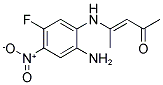 4-(2-AMINO-5-FLUORO-4-NITROANILINO)PENT-3-EN-2-ONE 结构式