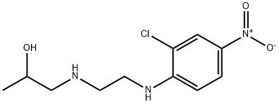 1-((2-[(2-CHLORO-4-NITROPHENYL)AMINO]ETHYL)AMINO)PROPAN-2-OL 结构式