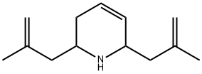 2,6-BIS-(2-METHYL-ALLYL)-1,2,3,6-TETRAHYDRO-PYRIDINE 结构式