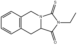 2-Ethyl-3-thioxo-2,3,10,10a-tetrahydroimidazo[1,5-b]isoquinolin-1(5H)-one 结构式