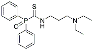 N-[3-(DIETHYLAMINO)PROPYL](OXO)DIPHENYLPHOSPHORANECARBOTHIOAMIDE 结构式